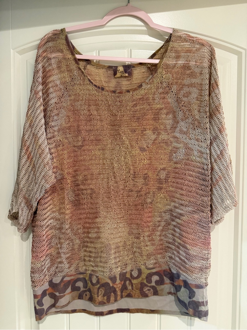 Lightweight Multicolor Knit Women's Top